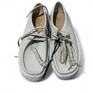 Clarks Wallabee Cup White Nubuck